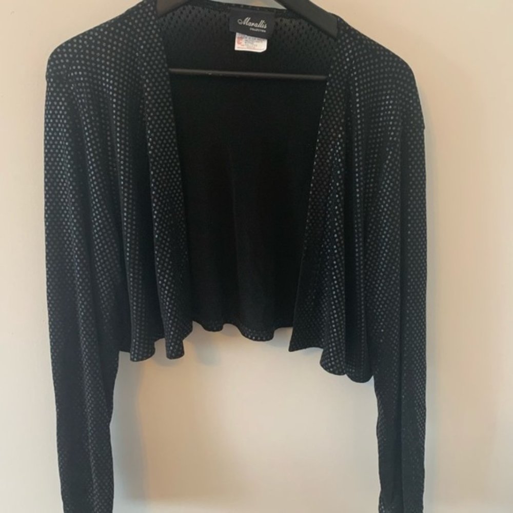 (3/$60) NWT Long Sleeved Dotty Shrug